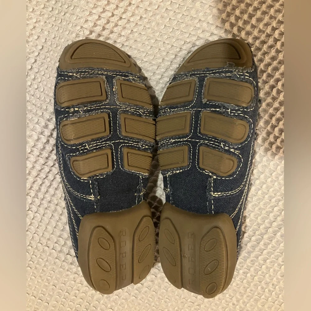 Roper Denim Driving Shoe Flat Slip-On Shoes, Size 6.5, Nearly New - Picture 6 of 6